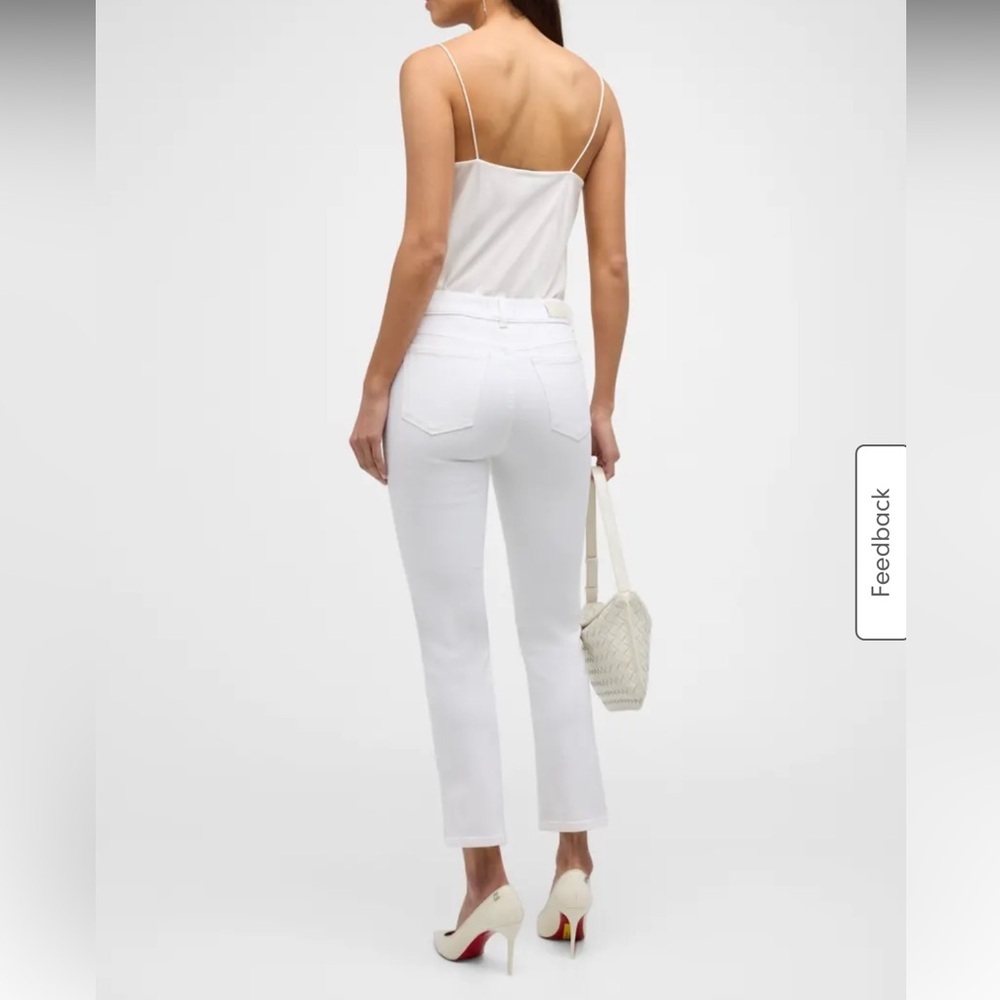 Mara instasculpt straight legged DL1961 white cropped jeans - Picture 12 of 12